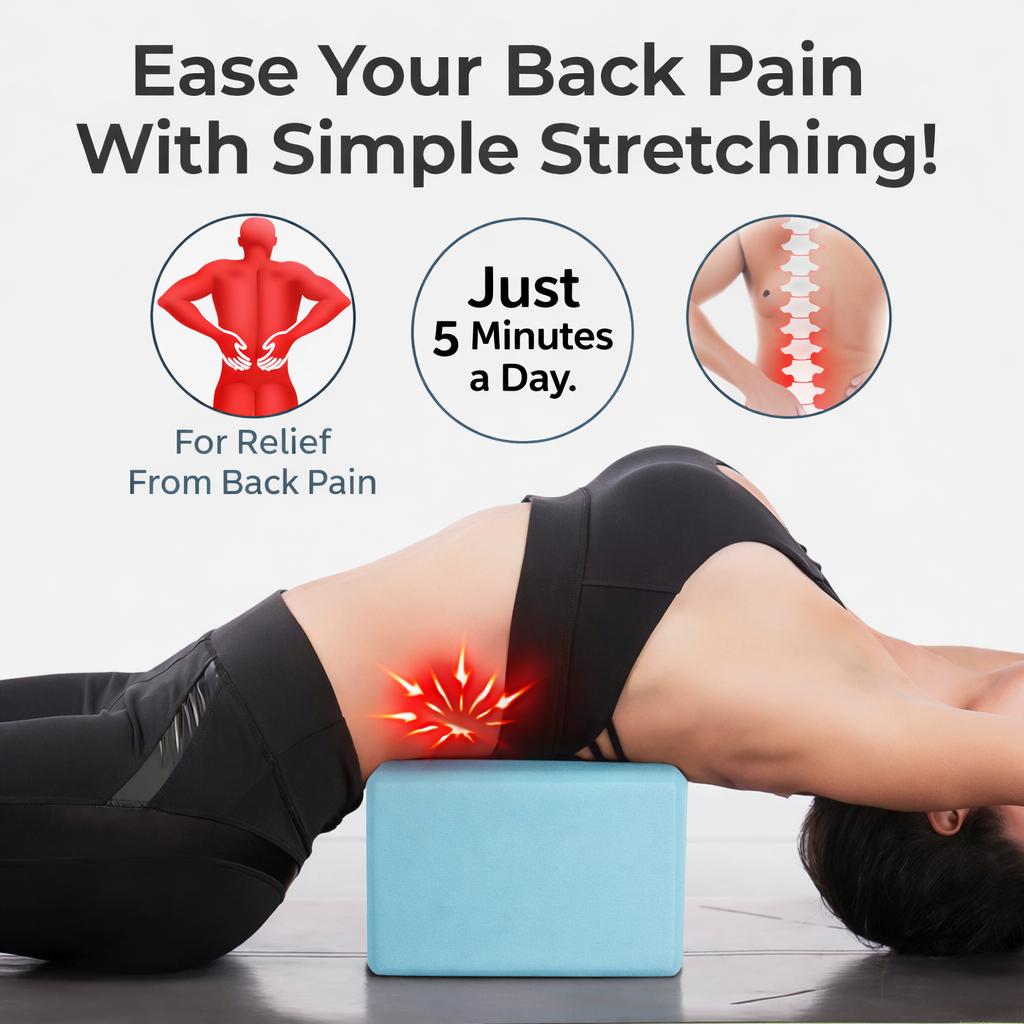AuraAlign™ Stretch Yoga Block