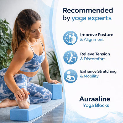 AuraAlign™ Stretch Yoga Block