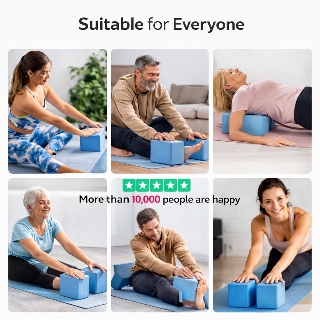 AuraAlign™ Stretch Yoga Block
