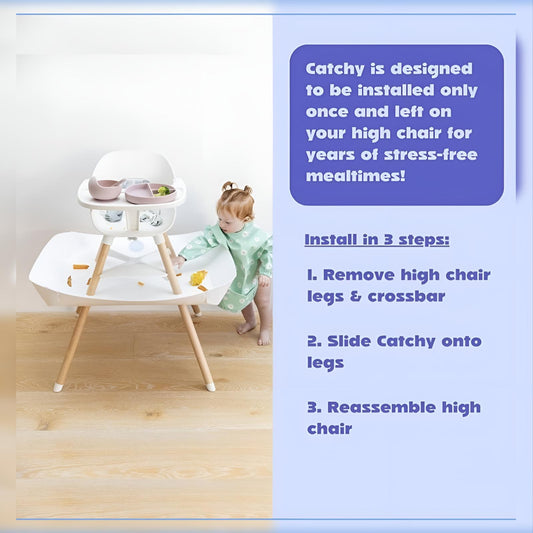 CleanCatchy™_ Baby Food Catcher