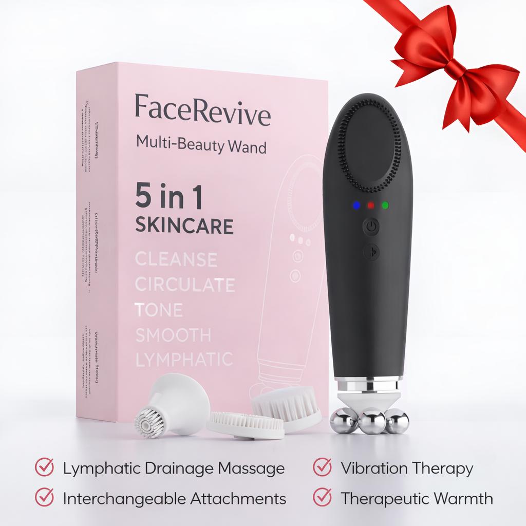 FaceRevive™ Silicone Sonic Cleanser + Tightening Massager